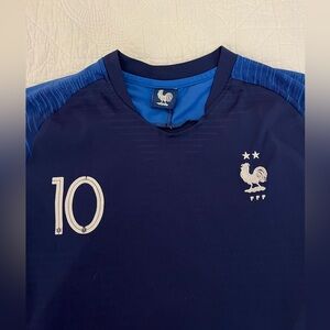 Mbappe #10 French National Jersey Soccer Football Youth Medium
